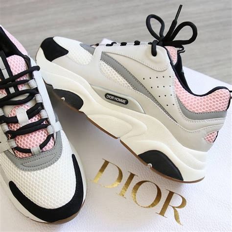 pink and white dior b22|christian dior shoes men's b22.